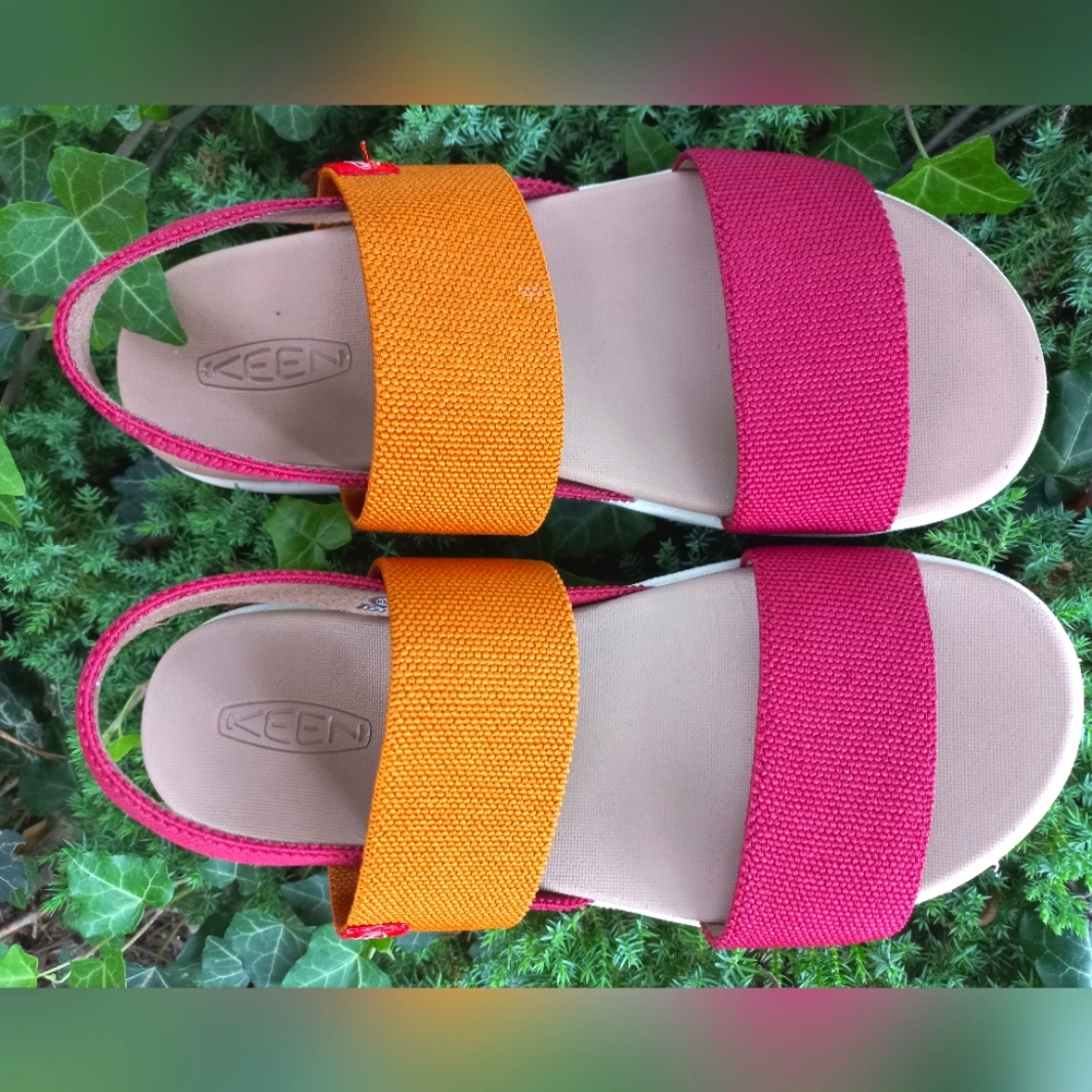 Keen Women's Pink and Orange Sandals
